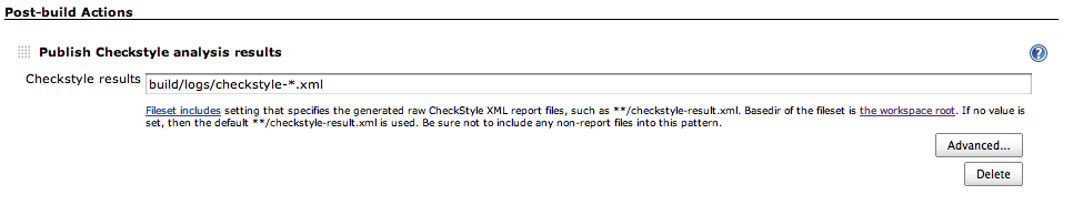 Checkstyle Settings Checkstyle Settings